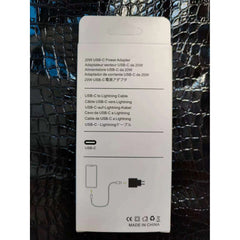 Incarcator compatibil cu iPhone, USB Type-C, Fast charge, Putere 20W, Kadeny, Alb