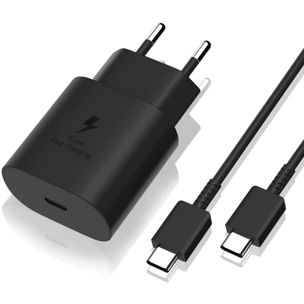 Incarcator Universal 25 W USB-C + Cablu Type-C, Kadeny, Negru
