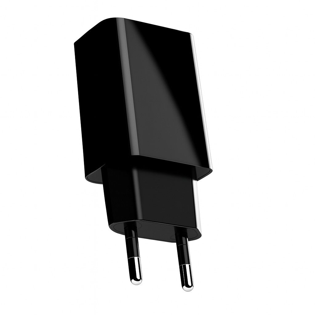 Incarcator Retea Fast Charge pentru Telefon, Kadeny, Capat de Incarcare pentru Gadgeturi 5V2A, Port USB-B, Adaptor pentru Telefon Standard UE, Negru