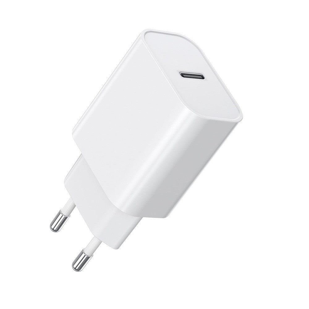 Incarcator Retea Fast Charge, Kadeny, Incarcator Standard European Power Delivery 20 W, Compatibil cu iPhone 8-14, Alb