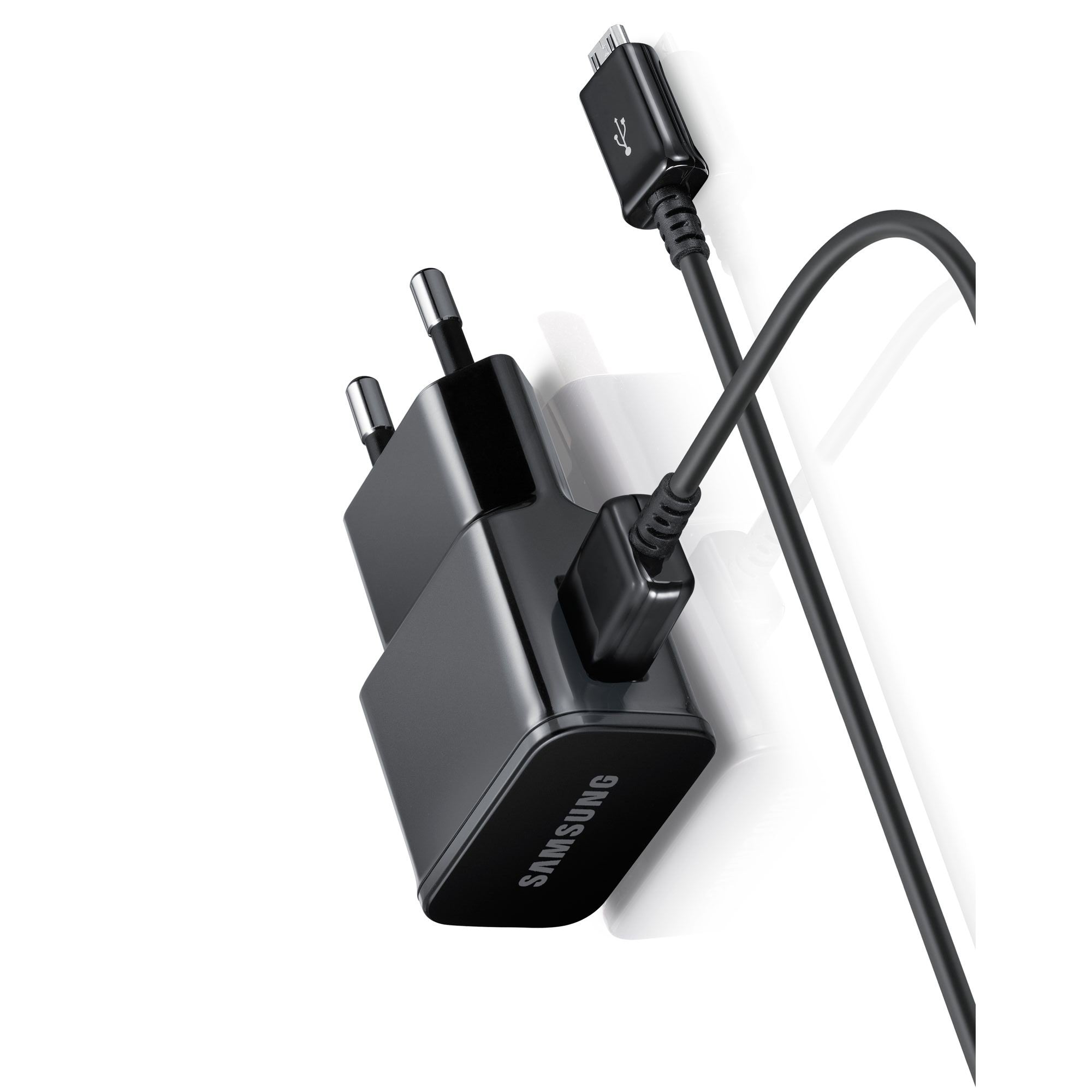 Incarcator Retea Micro USB Samsung ETA-U90EBEGSTD 1,5 m Bulk Negru