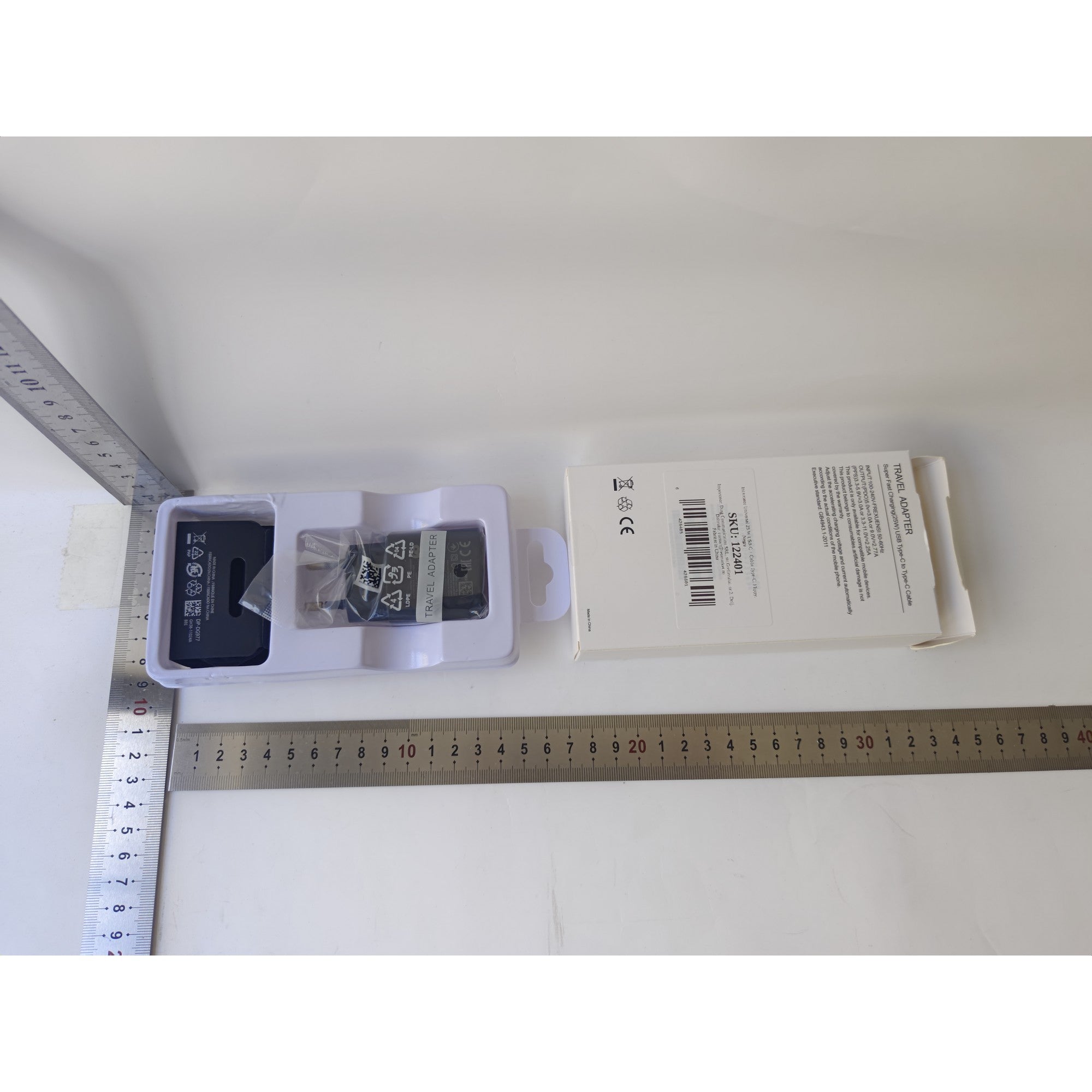 Incarcator Universal 25 W USB-C + Cablu Type-C, Kadeny, Negru