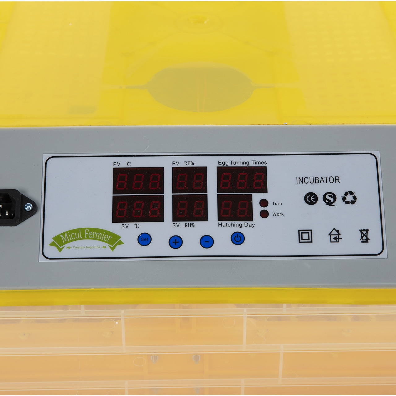 Incubator electric Micul Fermier capacitate 48-132 oua