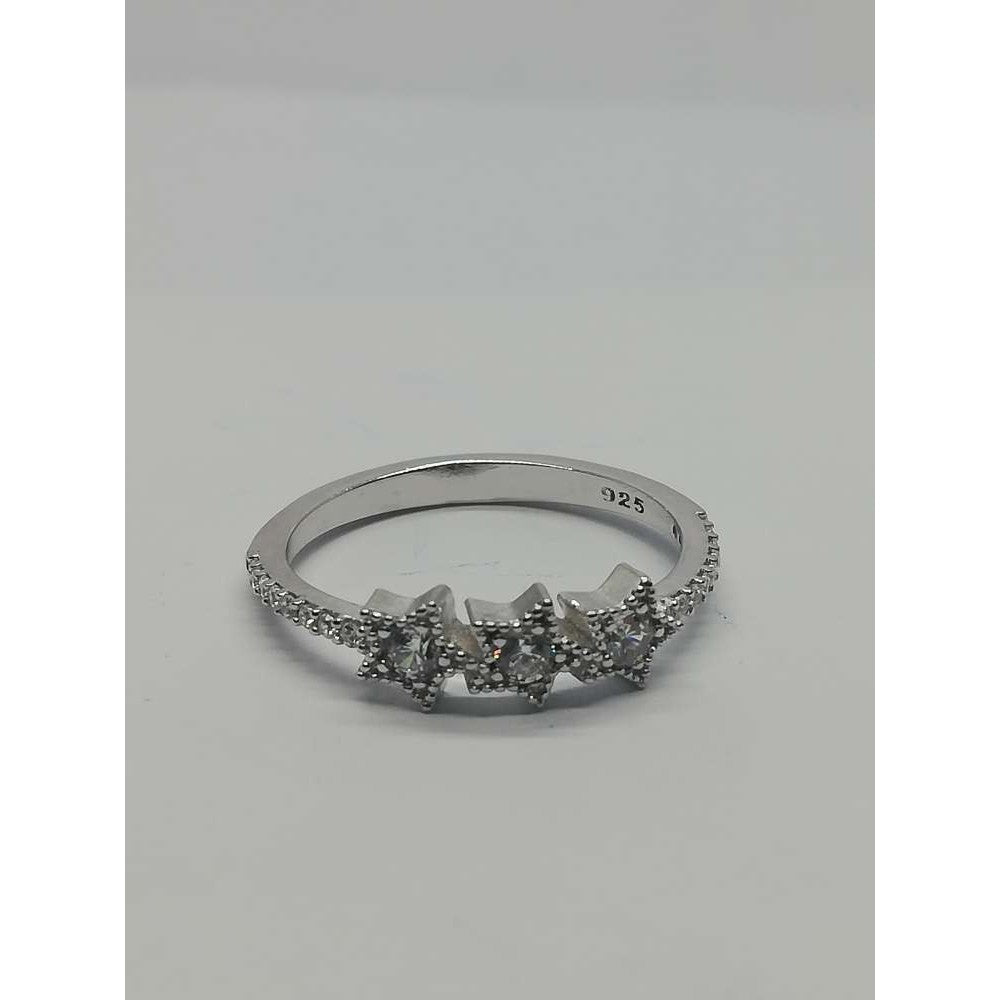 Inel Argint 925 Stelute cu Zirconii M 53
