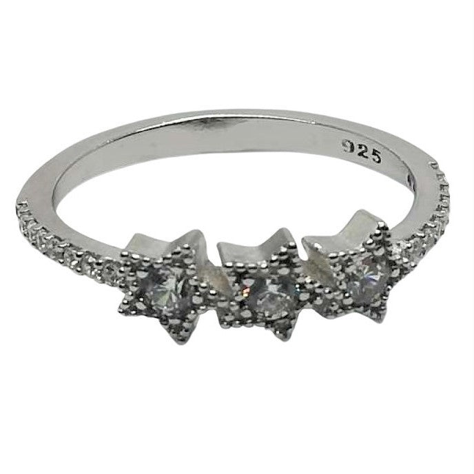 Inel Argint 925 Stelute cu Zirconii M 57