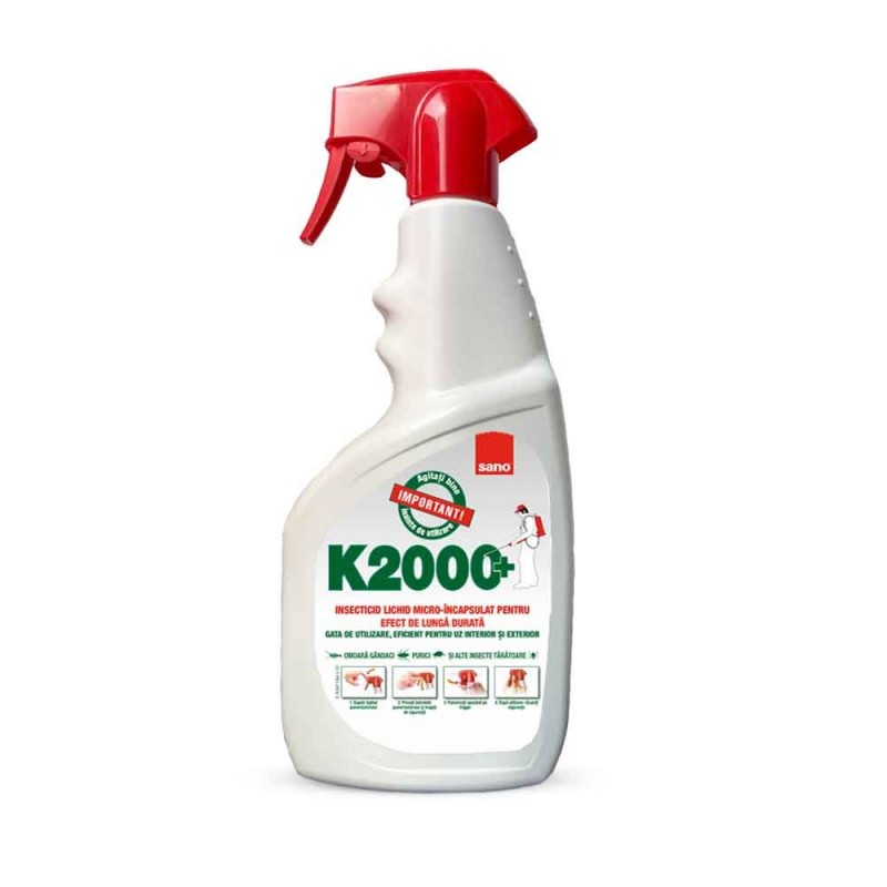 Insecticid Sano K2000+ micro-incapsulat, 750ml, cu pulverizator