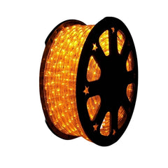 Instalatie Craciun, 10 m, 240 Led-uri, Furtun Luminos, Alb cald, Transformator, Sectionabila, 220 V, Kaveny