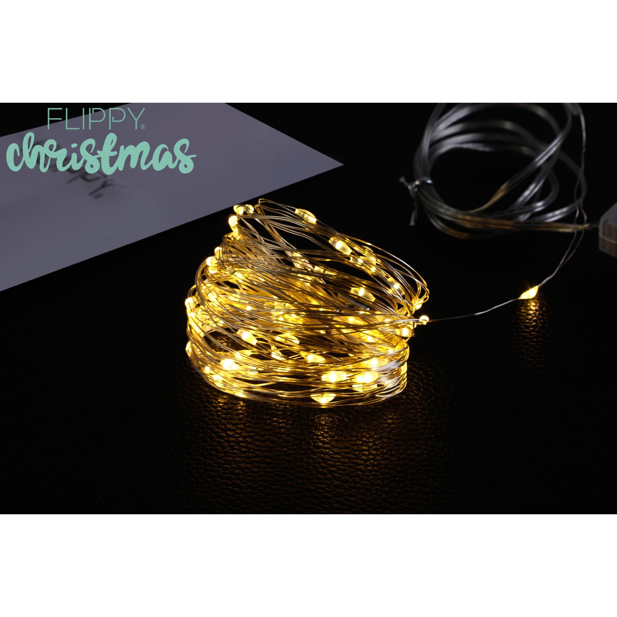 Instalatie Craciun, 2 metri, 20 LED-uri, multicolor, telecomanda 8 functii, USB, fir cupru, liniar, interior/exterior, Kaveny