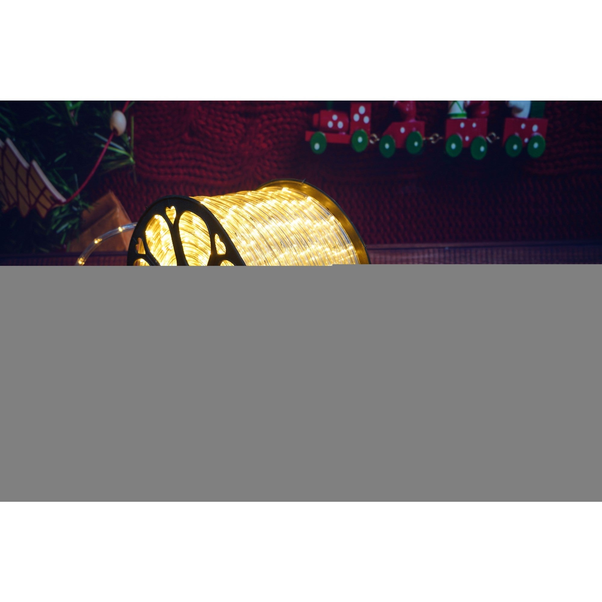 Instalatie Craciun, 32 m, 768 Led-uri ,Furtun Luminos, Alb cald, 8 jocuri de lumini, Transformator, Sectionabila, 220 V, Kaveny