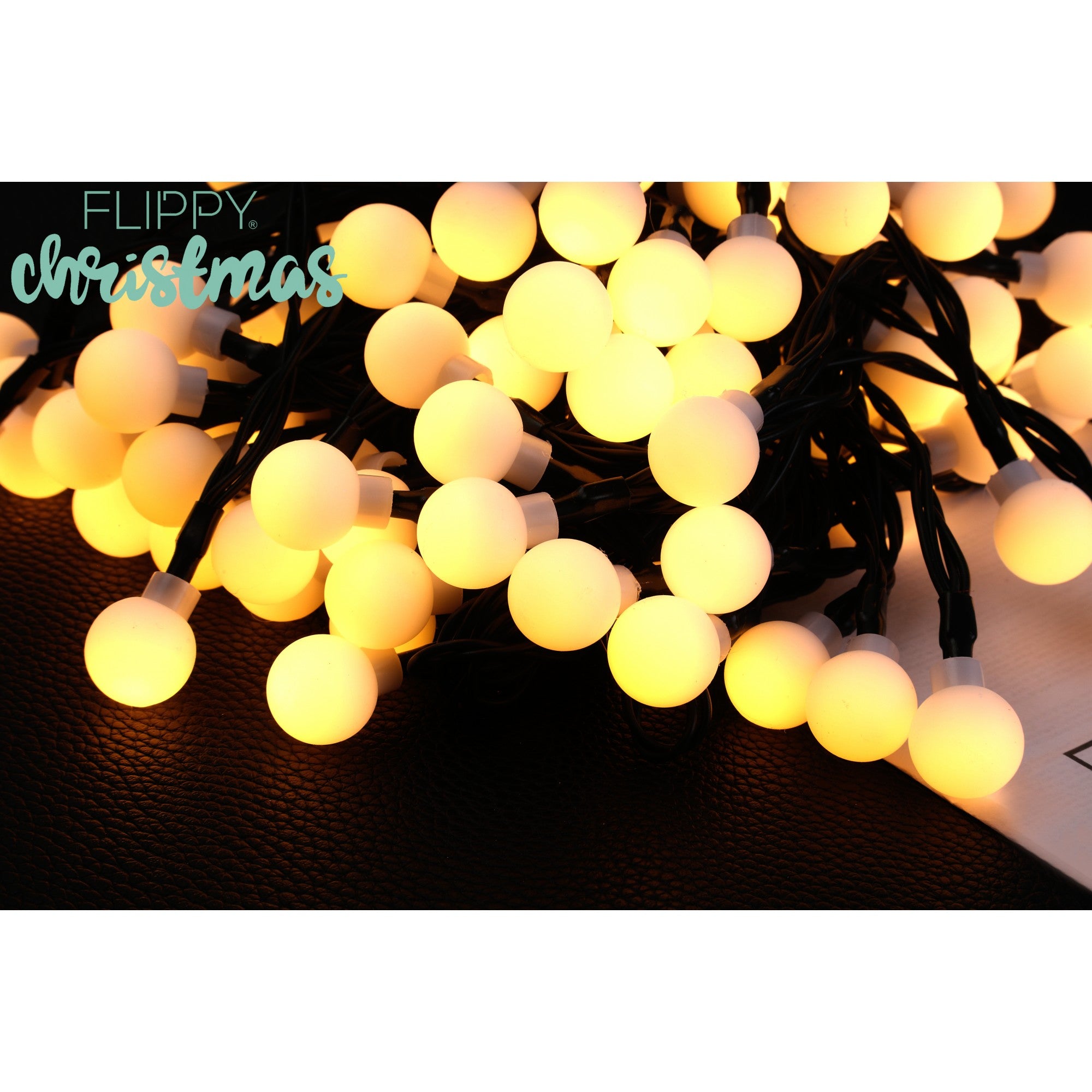 Instalatie Craciun, 5 metri, 20 de LED-uri cu ornament tip Bulb, 8 jocuri de lumini alb cald, cu energie solara, liniar, interior/exterior, Kaveny