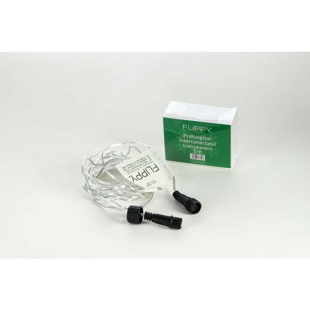 Instalatie de Craciun Kadeny® Tip Franjuri, 8 jocuri de lumini cu transformator, 35 m, 1001 LED-uri , Interconectabila, Fir Transparent, Alb Rece