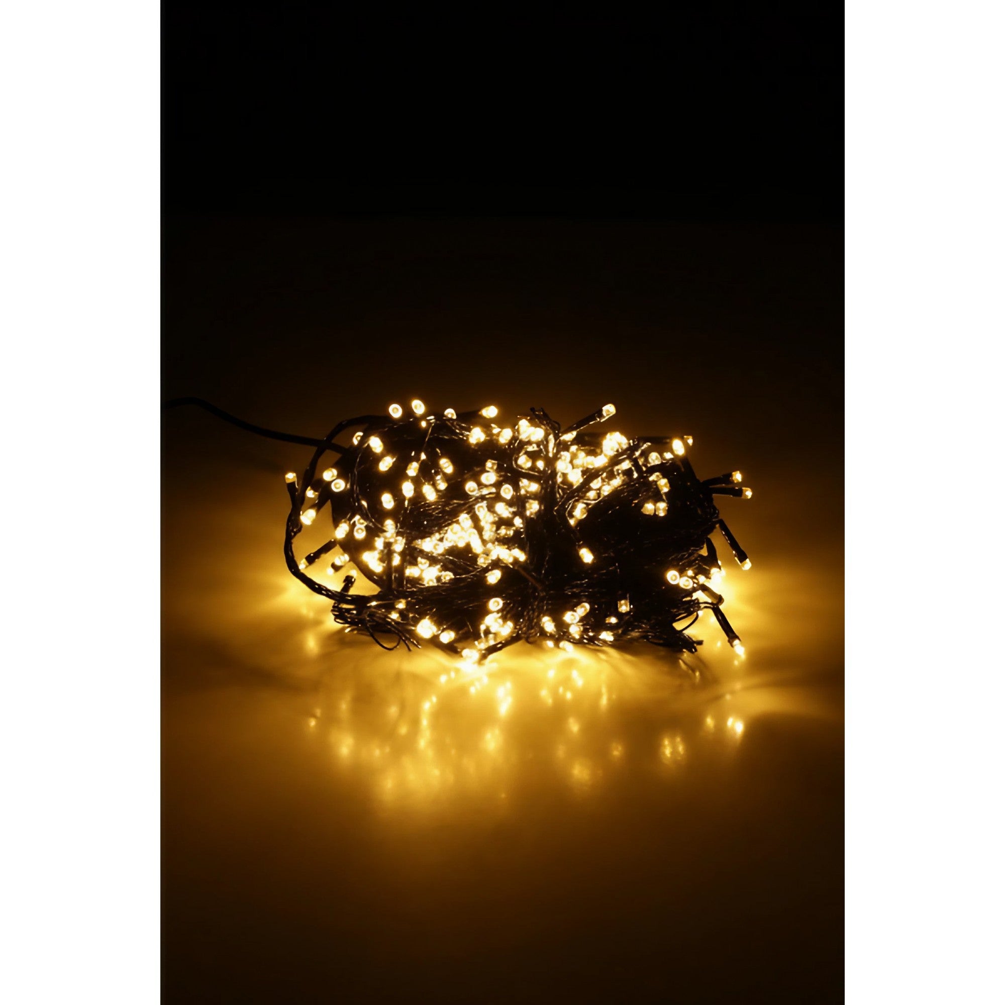Instalatie de Craciun, Kaveny, Tip Liniara, 9 m, 100 LED-uri, Interconectabila, Alb Cald, Fir Verde