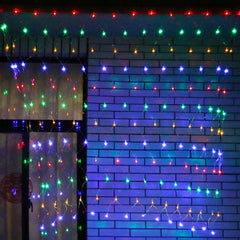 Instalatie de Craciun, Kaveny®, Tip Plasa, 2 x 2 m, 160 LED-uri, Interconectabila, Multicolor