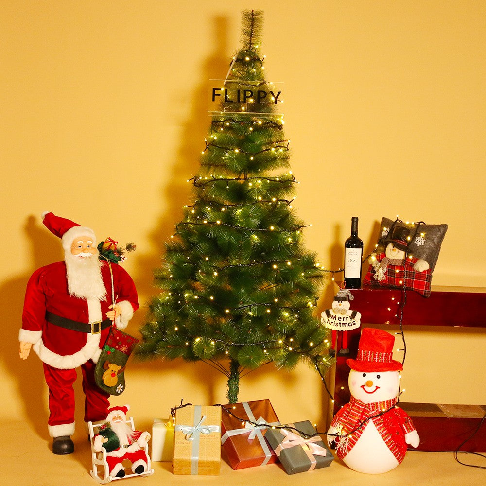 Instalatie de Craciun, Premium Kadeny®, Tip Liniara, 21 m, 300 LED-uri, Interconectabila, Alb Cald