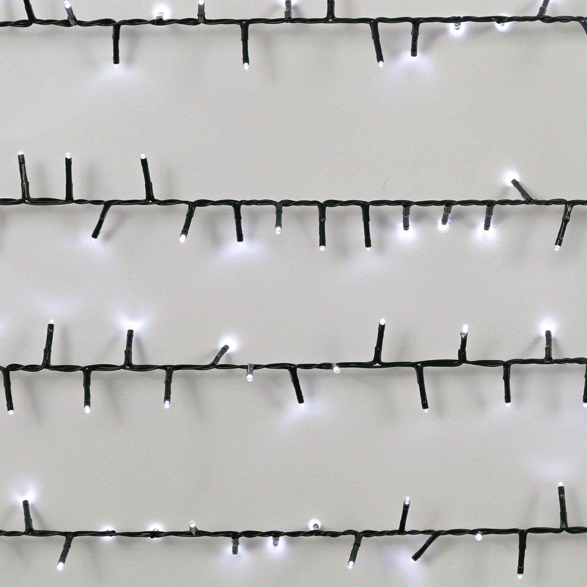 Instalatie de Craciun, Premium Kadeny®, Tip Liniara / Sirag, 50 m, 500 LED-uri Mari, Alb Rece