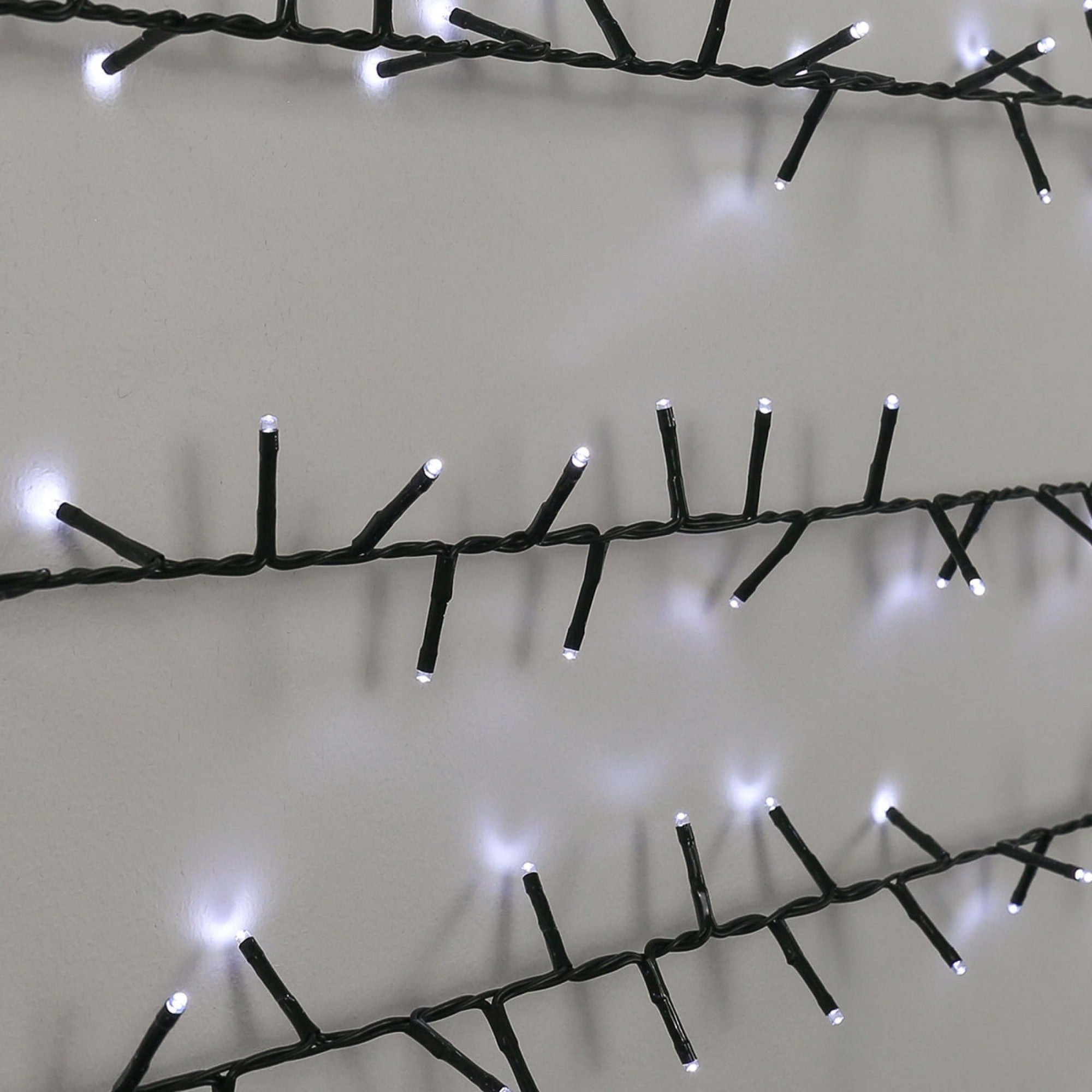 Instalatie de Craciun, Premium Kadeny®, Tip Liniara / Sirag, 50 m, 500 LED-uri Mari, Alb Rece