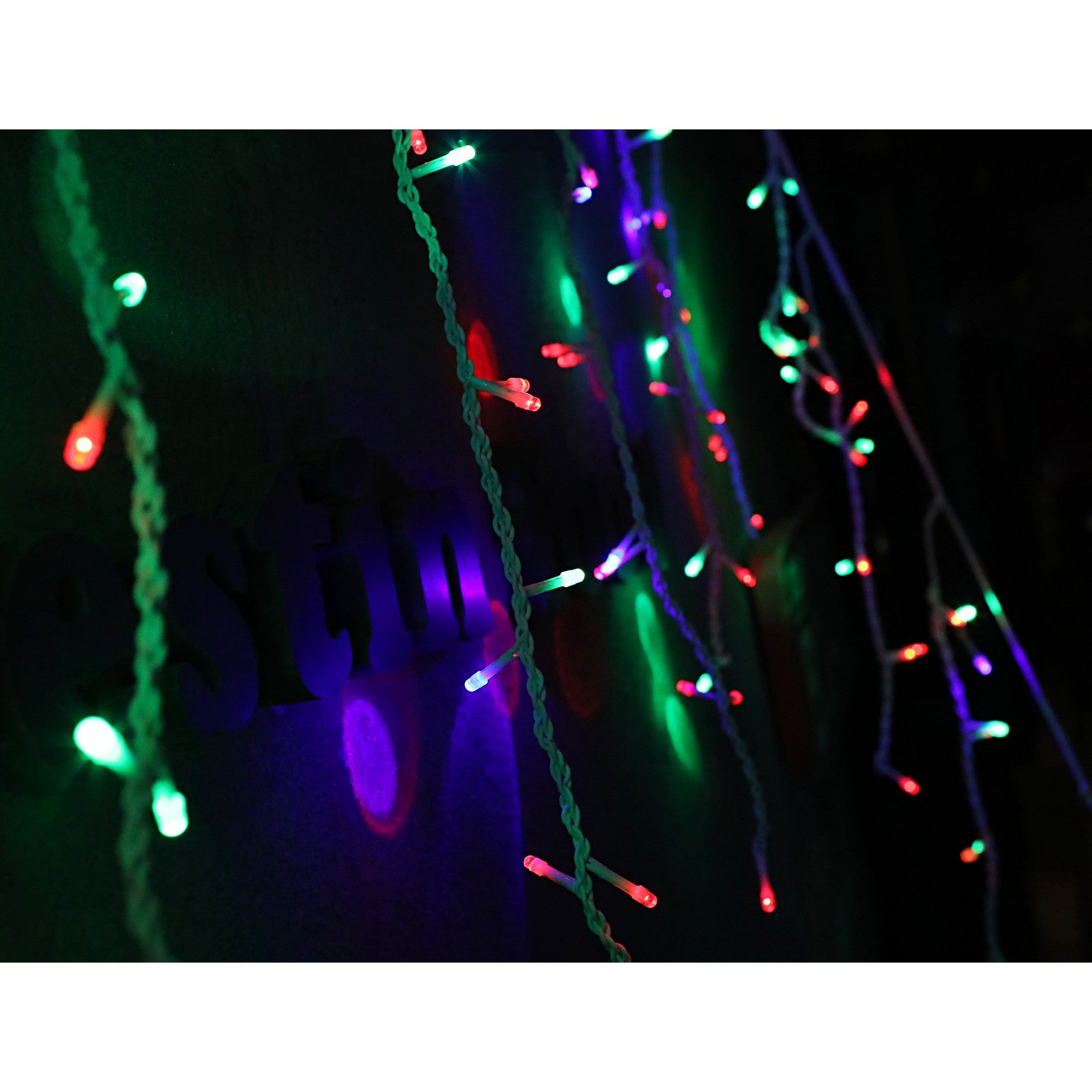 Instalatie de Craciun Premium Kadeny® Tip Perdea cu Flash 8 m / 1m 360 LED-uri Multicolor 2101RBRG Interconectabila