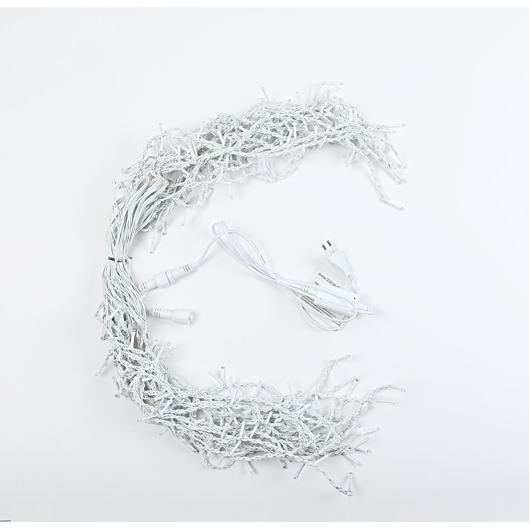 Instalatie de Craciun, Premium Kadeny®, Tip Perdea cu Flash, 8 m x 1 m, 360 LED-uri, Alb Cald, Interconectabila