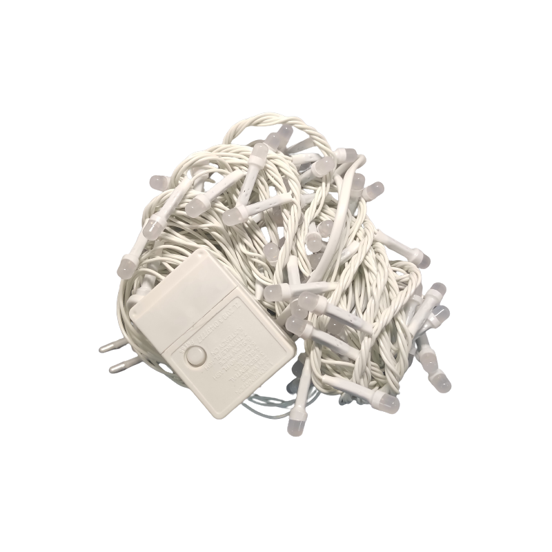 Instalatie brad Craciun, interior - exterior, 10m, lumina calda, 100 leduri