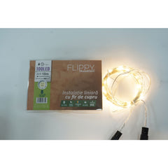 Instalatie Liniara de Craciun, 50 m, 500 Led-uri, Alb Cald, 8 jocuri de lumini, Transformator, Interconectabila, Prelungitor 3 m inclus, Fir Cupru, Kaveny