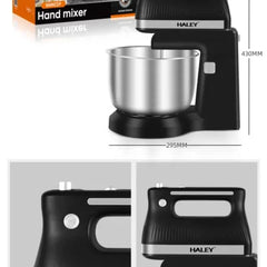 Mixer de mana Haley HY-1660 – 5 trepte de viteza si functie turbo pentru preparate perfecte