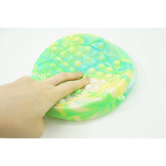 Jucarie antistres din silicon, Kaveny, Pop It Now and Flip It, Geanta, Floarea Soarelui, Verde