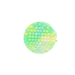 Jucarie antistres din silicon, Kaveny, Pop It Now and Flip It, Geanta, Floarea Soarelui, Verde