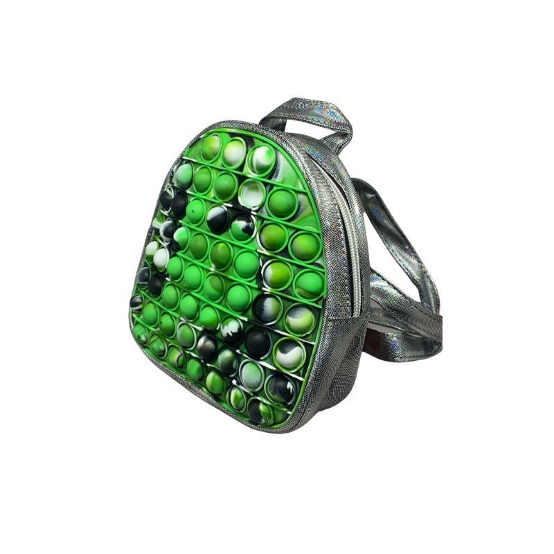 Jucarie antistres din silicon, Kaveny, Pop It Now And Flip It, Ghiozdan, Model 2