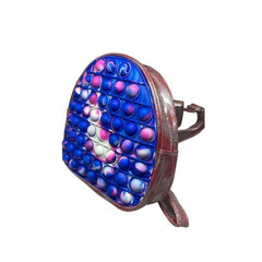 Jucarie antistres din silicon, Kaveny, Pop It Now and Flip It, Ghiozdan, Model 3