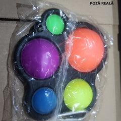 Jucarie Antistres Kaveny - Fidget Toy, Simple Dimple, Negru