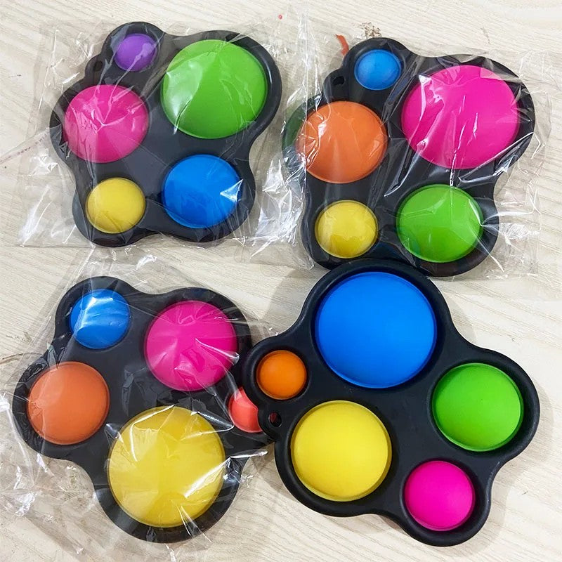 Jucarie Antistres Kaveny - Fidget Toy, Simple Dimple, Negru