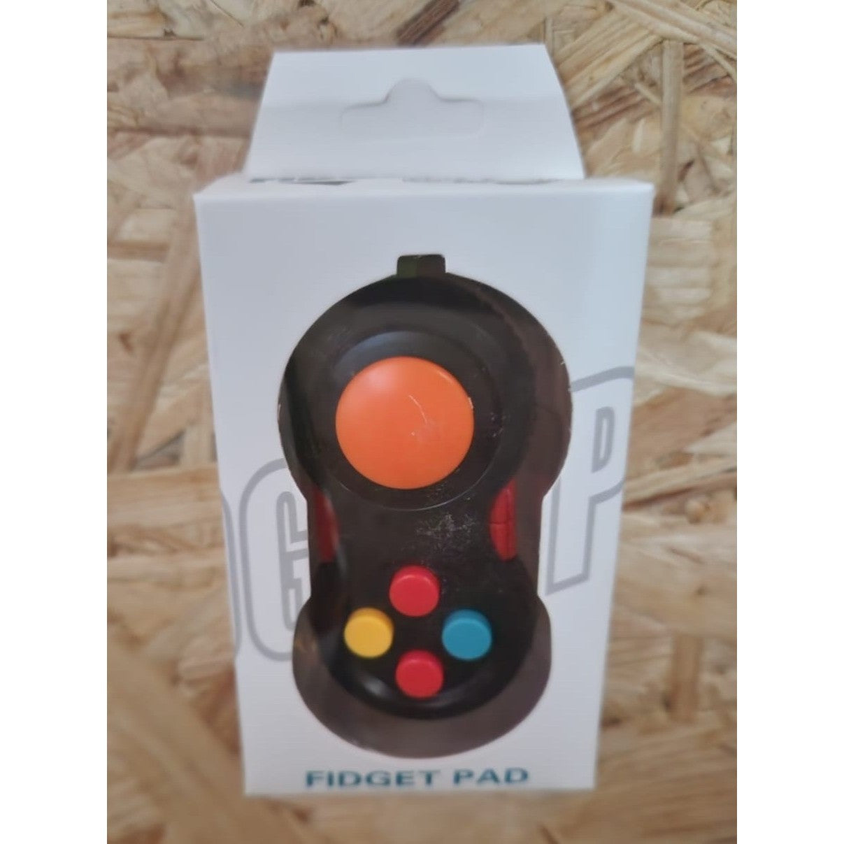 Jucarie Interactiva, Kaveny, Model Fidget Pad, Antistres, +3 Ani, Functii Multiple, 5.5 x 3.5 x 11 cm, Negru