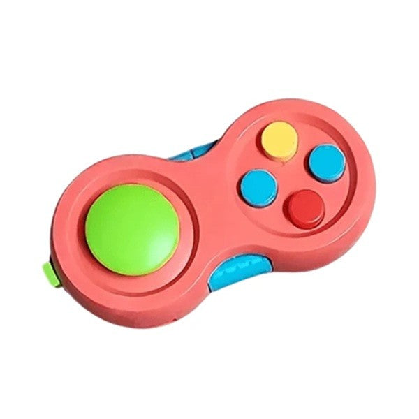 Jucarie Interactiva, Kaveny, Model Fidget Pad, Antistres, +3 Ani, Functii Multiple, 5.5 x 3.5 x 11 cm, Roz
