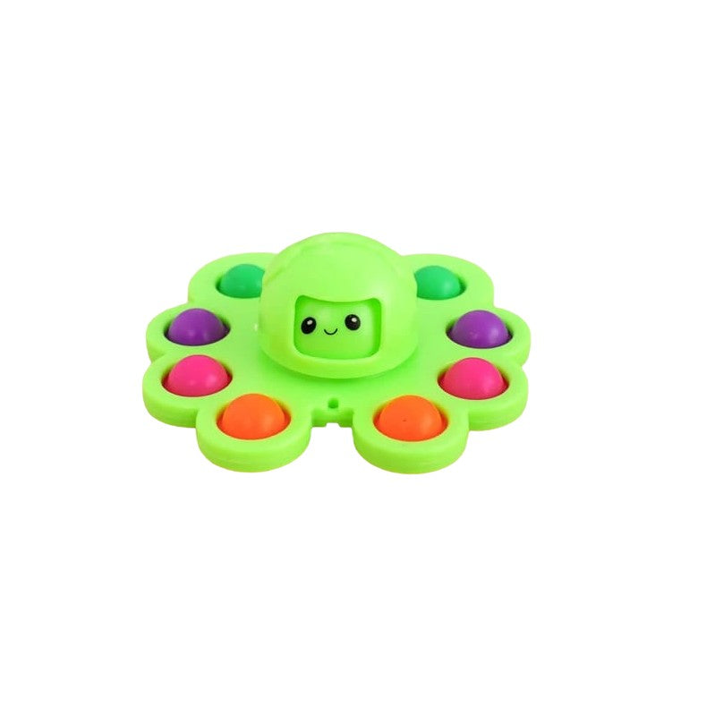 Jucarie Pop It, Kaveny, Fidget Toy, Antistres, Senzoriala, Crab, Verde
