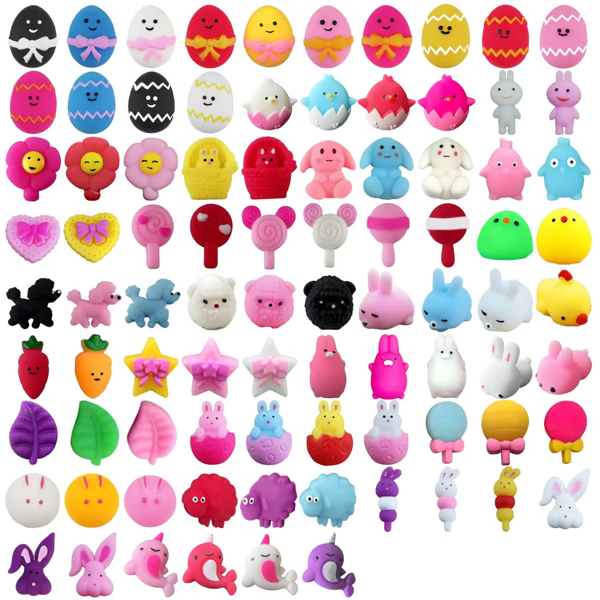 Jucarii Senzoriale Fidget Toy Squishy, Kaveny, Anti-Stres, +3 Ani. Model Tematic Paste, Multicolor