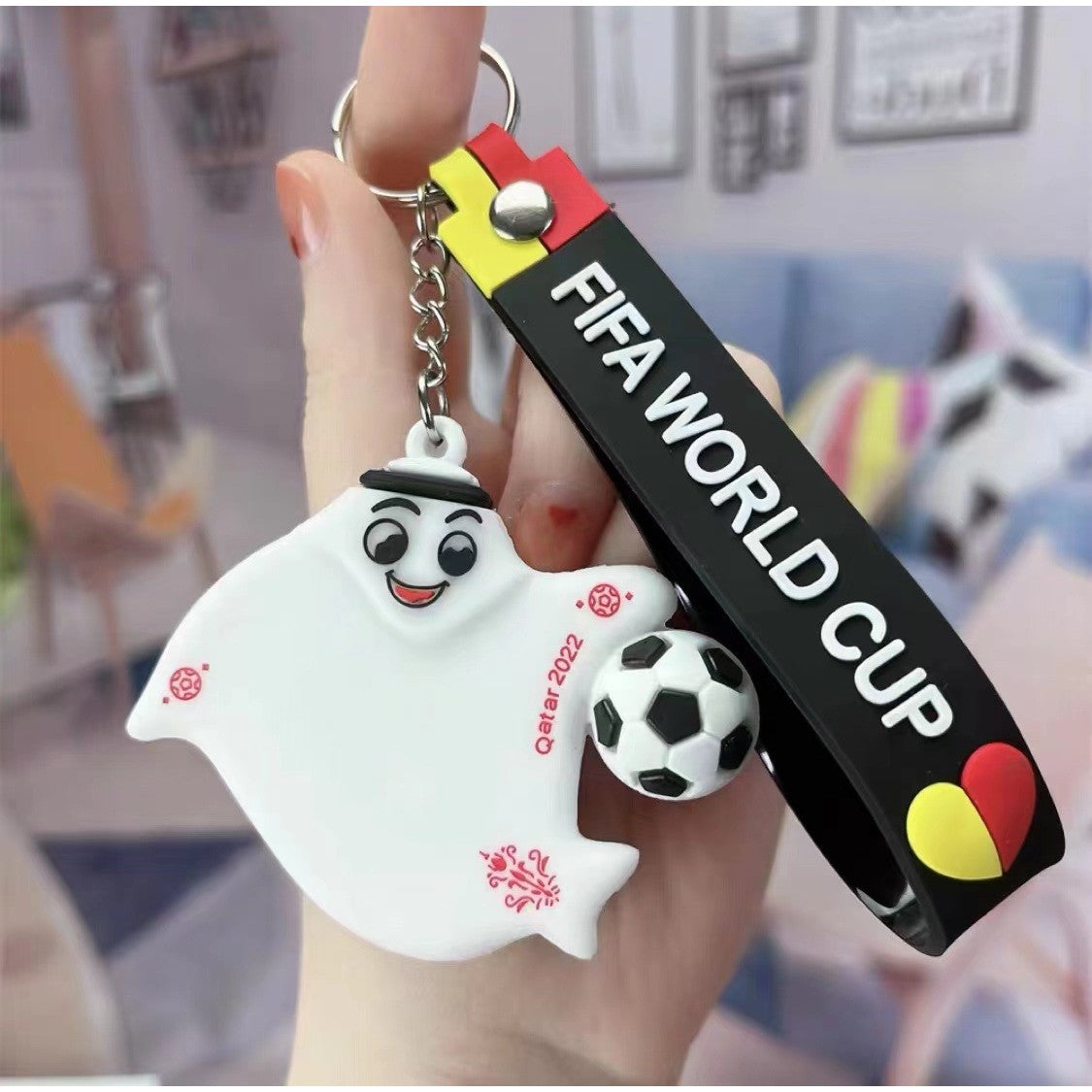 Breloc Mascota Cupa Mondiala Fifa 2022, Kaveny