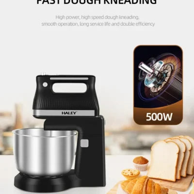 Mixer de mana Haley HY-1660 – 5 trepte de viteza si functie turbo pentru preparate perfecte