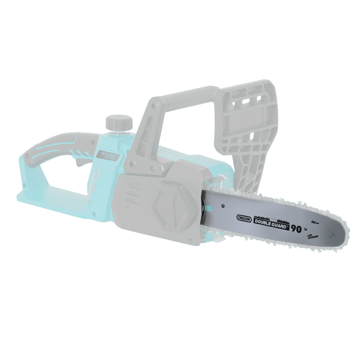 Lama drujba lungime 10'', pas 3/8'', canal 1.1mm, 40 pinteni, 20 dinti, cu intinzator