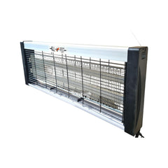 Lampa Electrica UV Anti Insecte, Kadeny, Lumina Neon, 2 tuburi cu putere de 30W, Suspensie Perete, Carcasa din Plastic Metalica, 49 x 25 x 6 cm Alb Negru