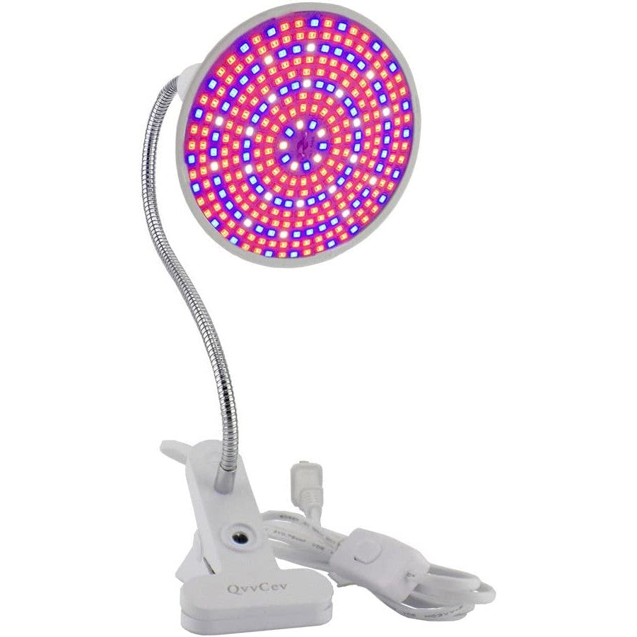 Lampa pentru cresterea plantelor de interior, Kadeny, nu emana caldura, 290 leduri, 2 culori , prindere cu clips, 46x11.5x9.2 cm