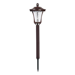 Lampa solara cu prindere in pamant, Kaveny, inaltime 65 cm, Alb Rece