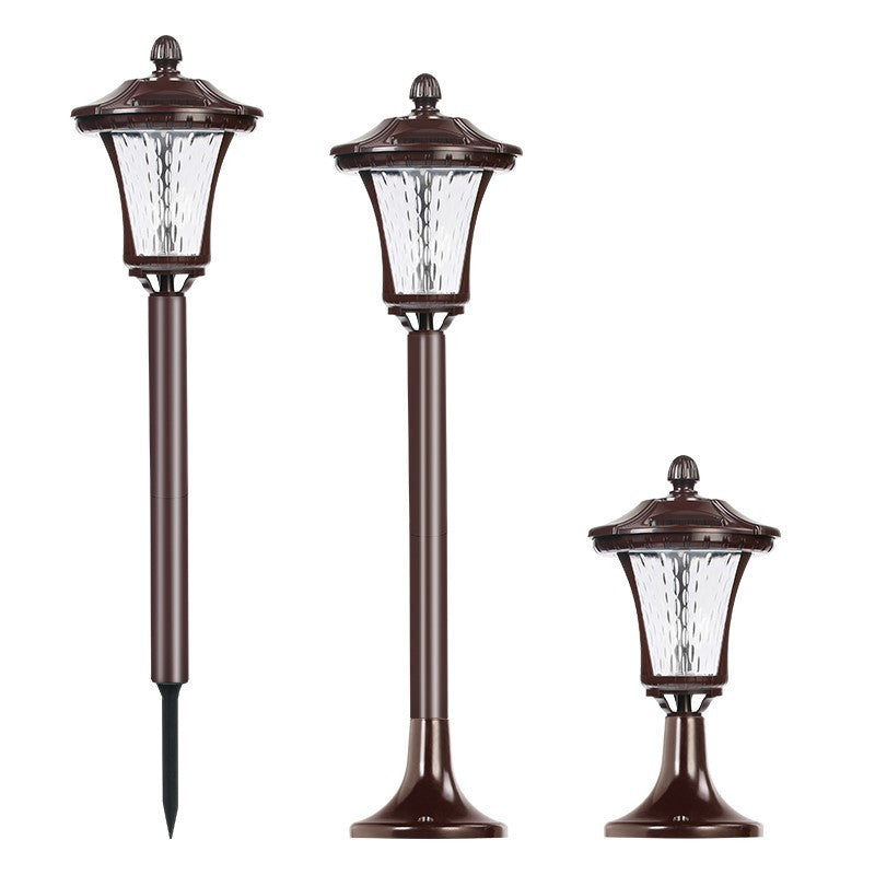 Lampa solara cu prindere in pamant, Kaveny, inaltime 65 cm, Alb Rece