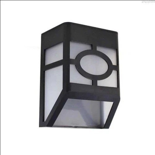 Lampa solara cu senzor Geometric, IP65, Lumina colorata, Kaveny