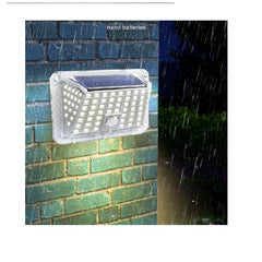 Lampa solara de perete Kaveny, 90 LED-uri SMD, senzor de miscare, IP65, 1200mAh, material ABS, lumina alb rece, alb