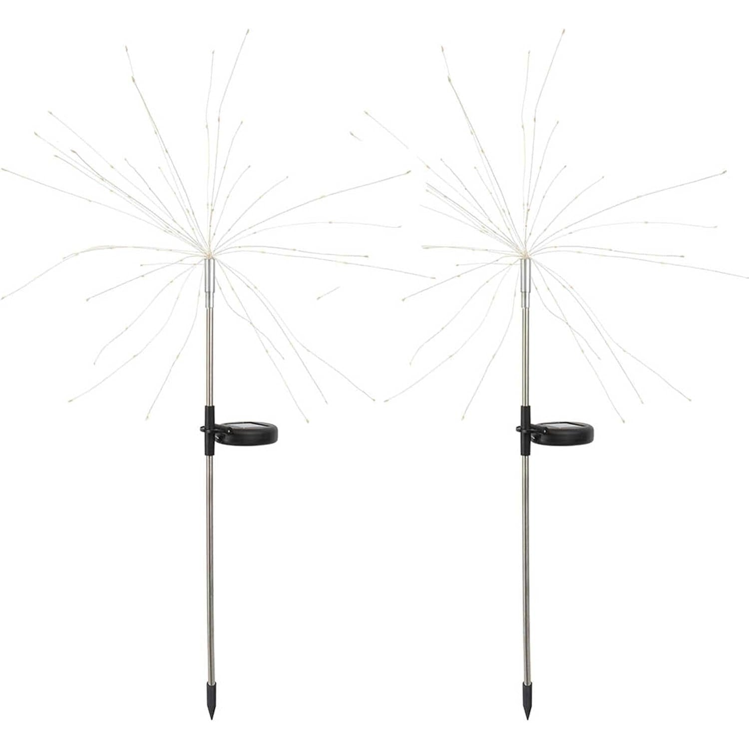 Lampa Solara, Kadeny, Decor Gradina, Model Fireworks/Artificii, din Sarma de Cupru, 120 LED-uri, 55W, 90 cm, Alb Cald