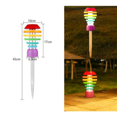 Lampa solara LED design modern pentru gradina Kaveny, inaltime 45 cm, 2 moduri de utilizare, 45 x 10 cm, material sticla si ABS, 2V, ABS, 600mAh, alb cald si alb rece, mulicolor