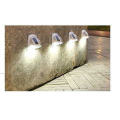Lampa solara LED tip aplica pentru perete Kaveny, 8.5 x 9 cm, 2V, ABS, 600mAh, rezistent la apa, material ABS, 8 LED-uri, alb rece