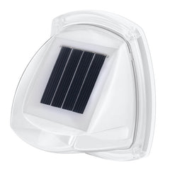Lampa solara LED tip aplica pentru perete Kaveny, 8.5 x 9 cm, 2V, ABS, 600mAh, rezistent la apa, material ABS, 8 LED-uri, alb cald
