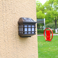 Lampa solara LED tip Felinar pentru perete Kaveny, 11.5 x 8.3cm, 1.2V, ABS, 400mAh, alb rece