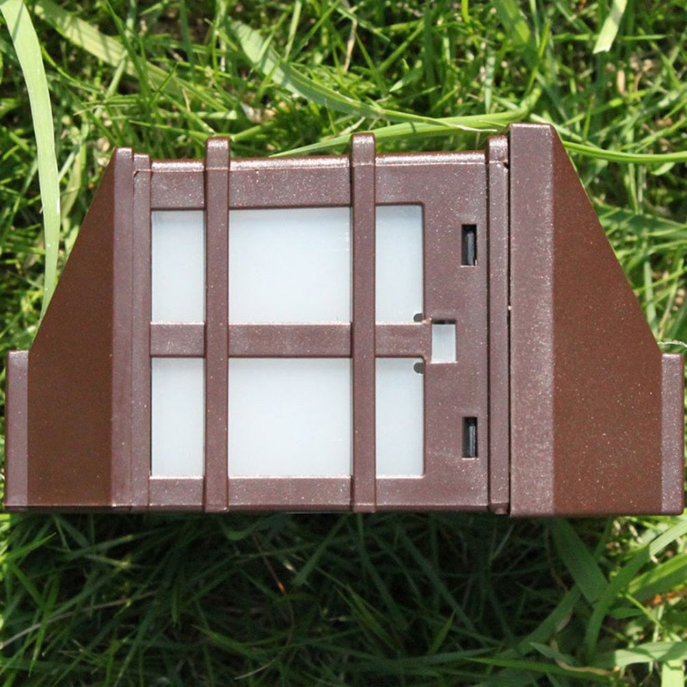 Lampa solara LED tip Felinar pentru perete Kaveny, 11.5 x 8.3cm, 1.2V, ABS, 400mAh, alb cald